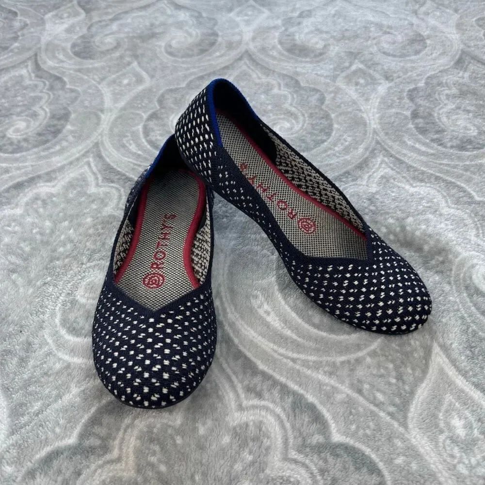 Rothy’s Maritime Honeycomb Flat 6
